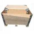 wooden pallet box collapsible wooden box 4