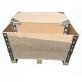 wooden pallet box collapsible wooden box 4