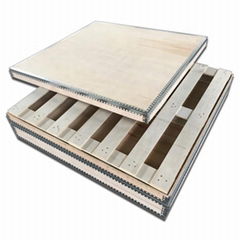 Custom collapsible wooden plywood storage box with steel strip