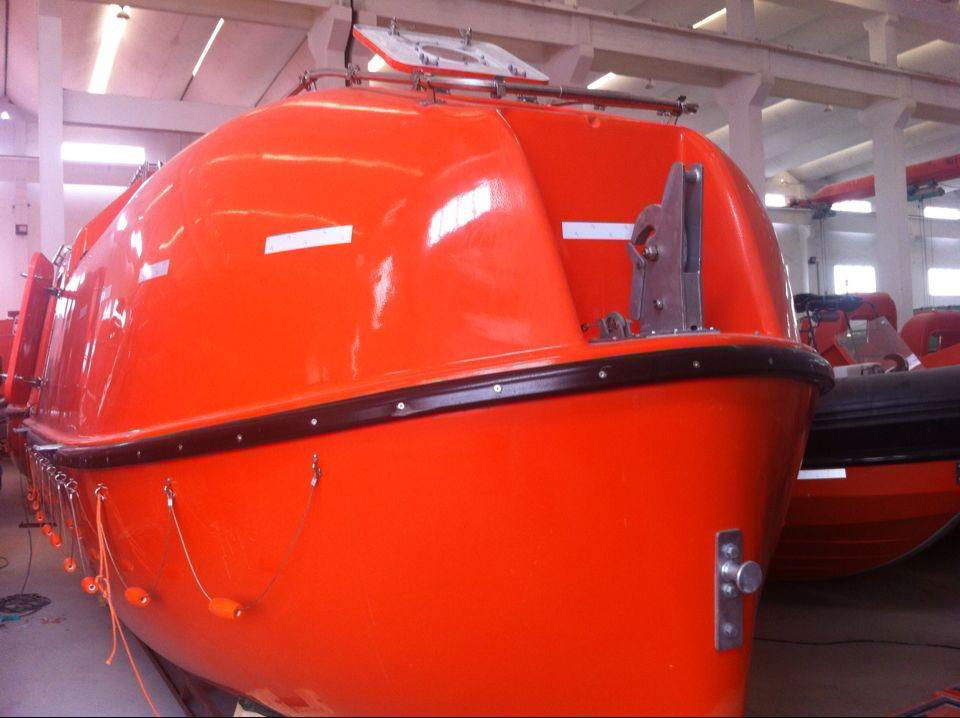 water jet 6m solas fast inflatable rescue boat with A type davit winch CCS NK 3