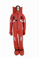 Red Solas thermal insulation immersion suit with EC certificate