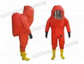 Safety Clothing Chemical Disposable Protective Coverall Hooded Suit 2