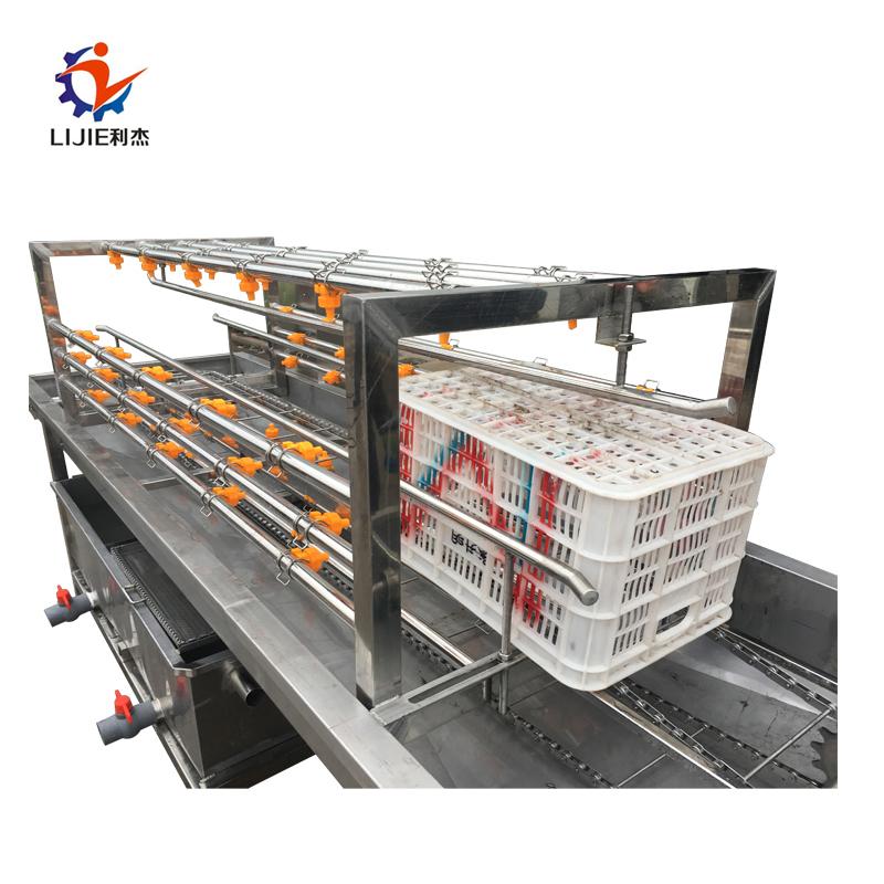 Food Industry Plastic Crate Pallet Tray Basket Washer Washing Machine 5