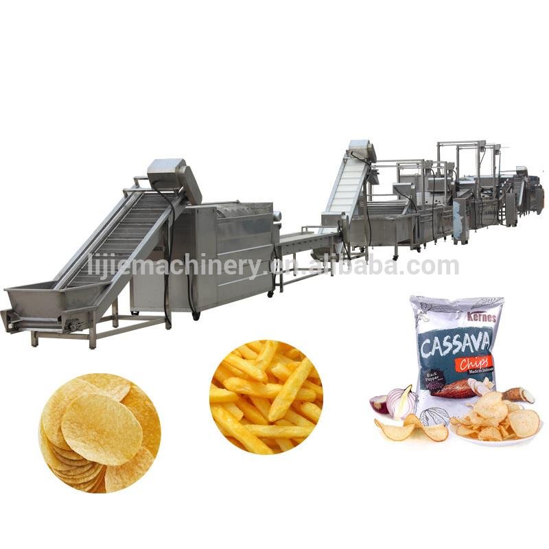 automatic frozen french fries processing machine 2