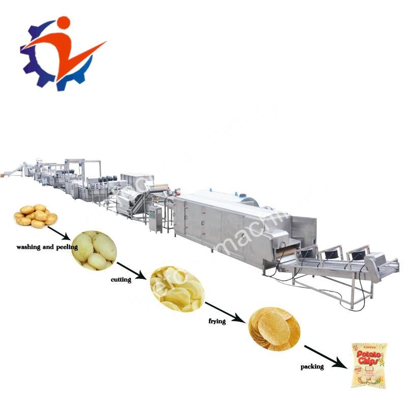 automatic frozen french fries processing machine 4