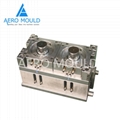 Disposable transparent plastic cylinder container mould 1