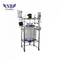 Lab Chemical Jacketed Glass Reactor Price 1