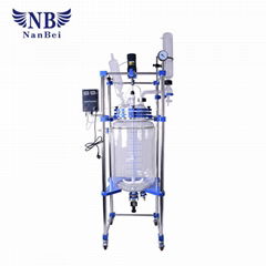 Lab Chemical Jacketed Glass Reactor with