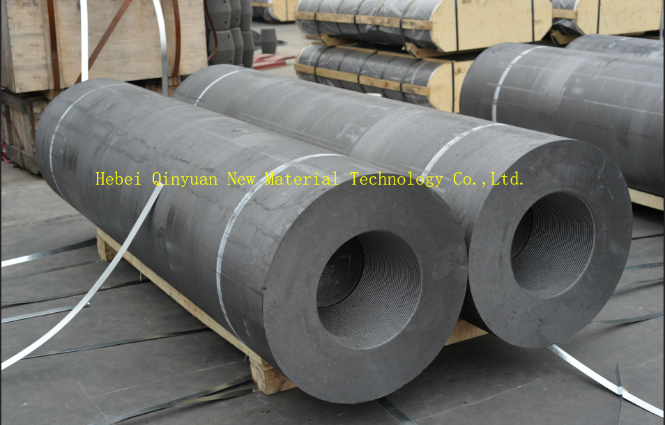 UHP Grade graphite electrode diameter 350mm for arc furnaces with nipples 3