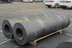 high quality UHP 600mm*2400mm graphite electrodes with nipple for arc furnaces