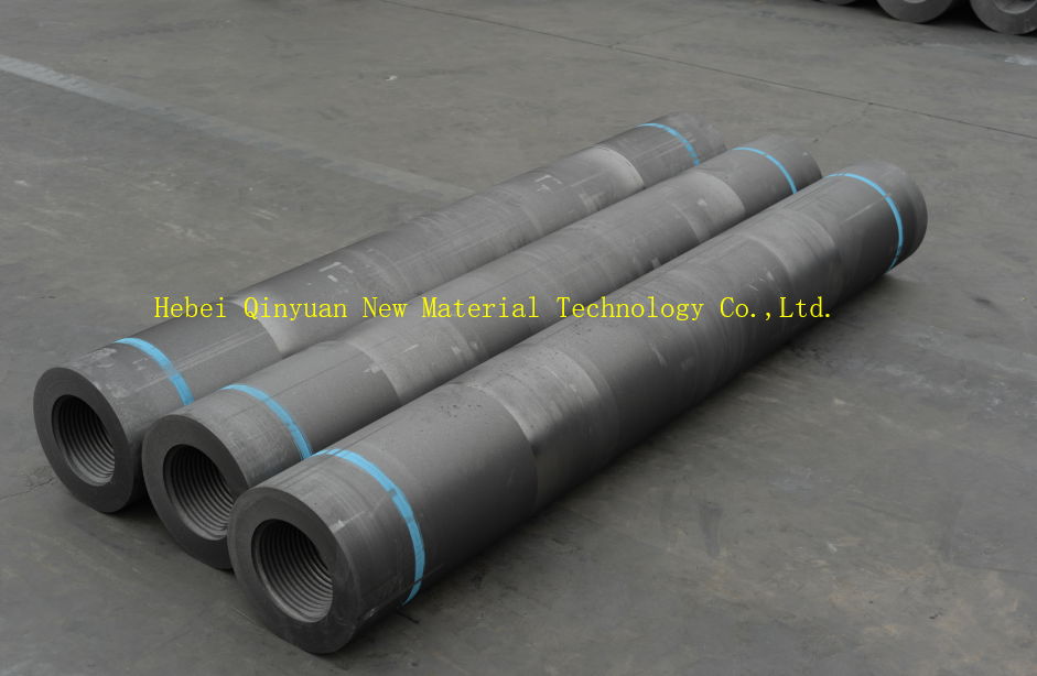 high quality UHP 600mm*2400mm graphite electrodes with nipple for arc furnaces 2