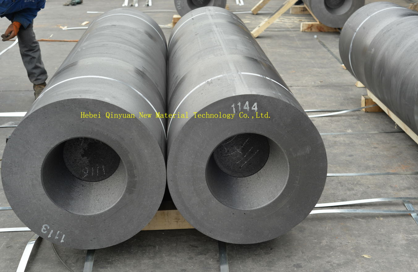 high quality UHP 600mm*2400mm graphite electrodes with nipple for arc furnaces 3