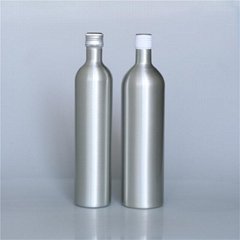 250ml 350ml 500ml 750ml 1000ml empty silver pure aluminum whiskey bottle