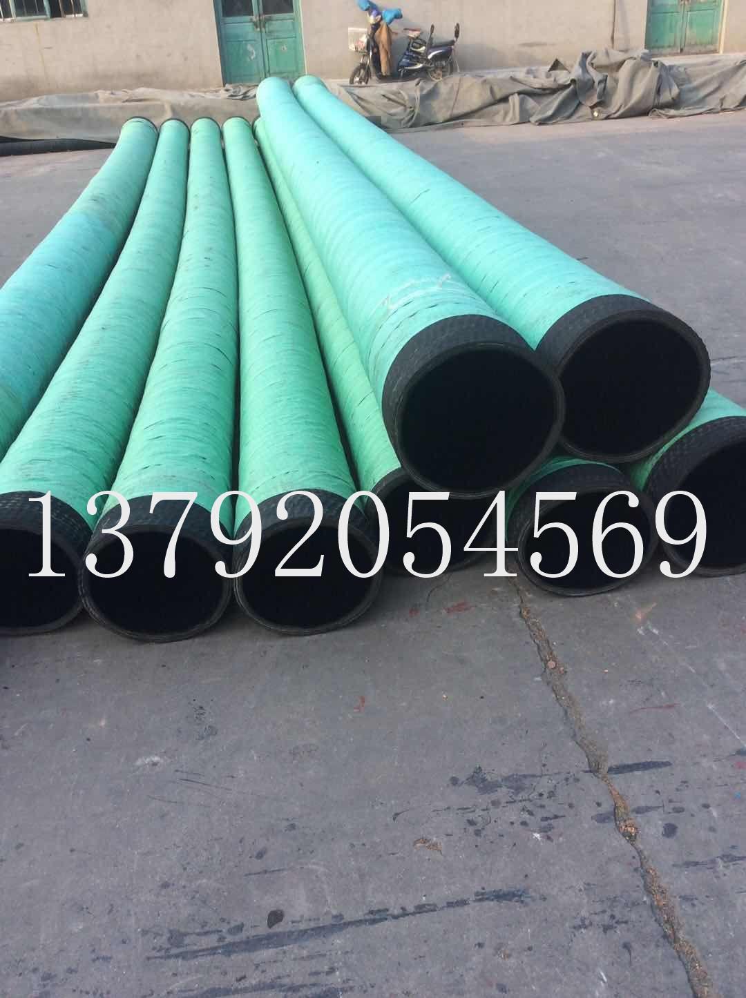 16寸疏浚抗旱专用吸水抽沙橡胶钢丝管 4