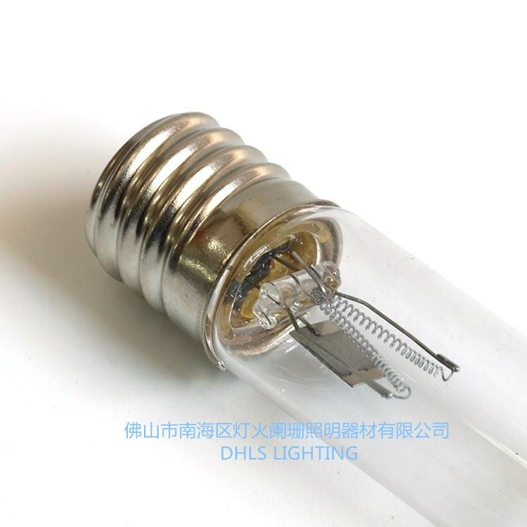 High Purity Quartz Tube For Mini Ultraviolet Germicidal UV Lamp E17 3W