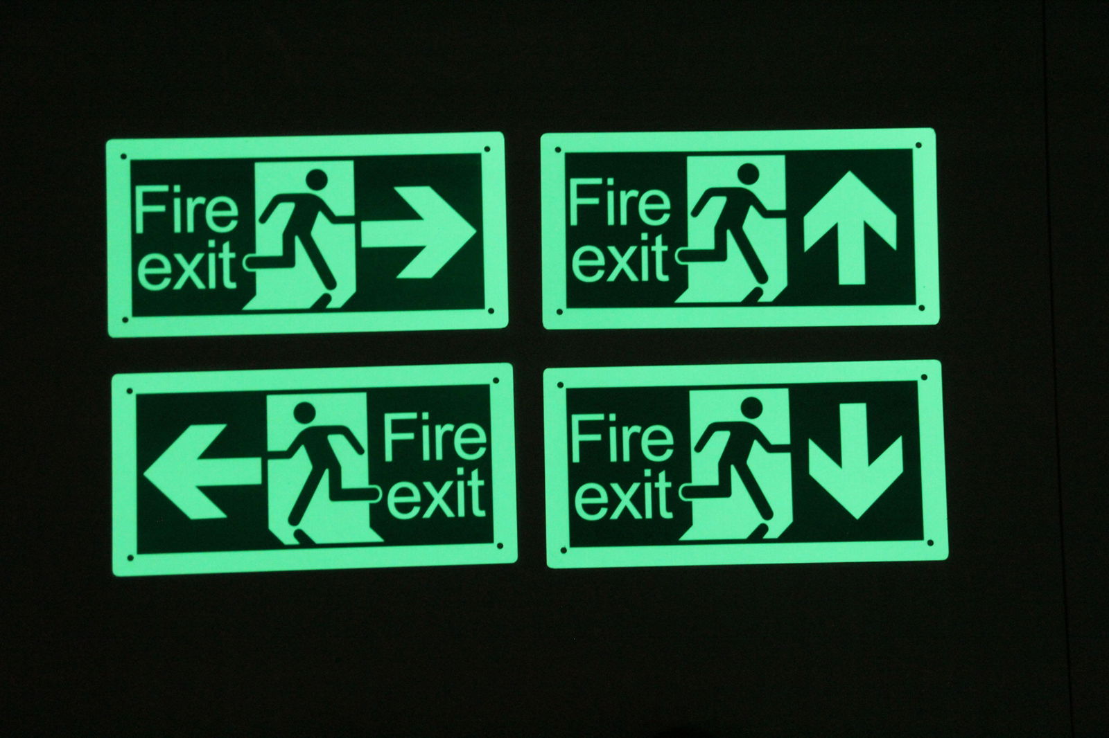 HFG-E100 Photoluminescent Emergency Signs