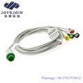 Biolight 12 pin 3-lead & 5-lead ECG Cable with Leadwires Snap AHA