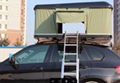 fiberglass shell car roof tent with rack 5