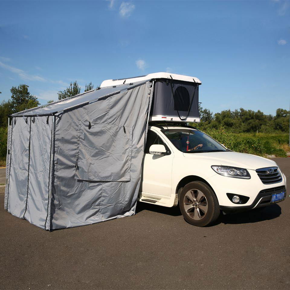 hard shell car roof tent with annex