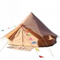 蒙古包戶外野營尖頂帳篷 4