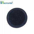 Multi-pore round activated carbon filter for kitchen appliance 