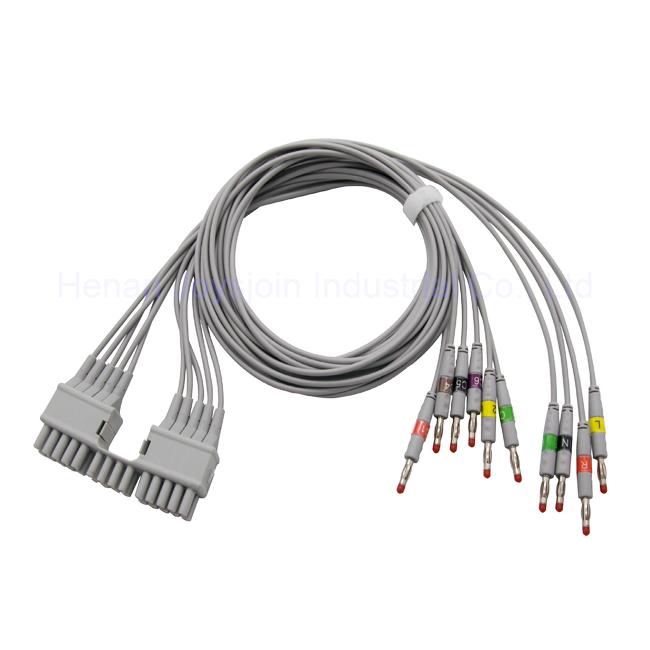 Mortara Eli 230 10 lead wires ecg ekg cable 