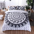 White Dream catcher Bedding Set  Feathers Duvet Cover set 1