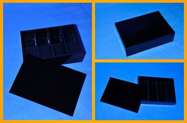 J00074黑色免疫组化湿盒 四格抗体孵育盒