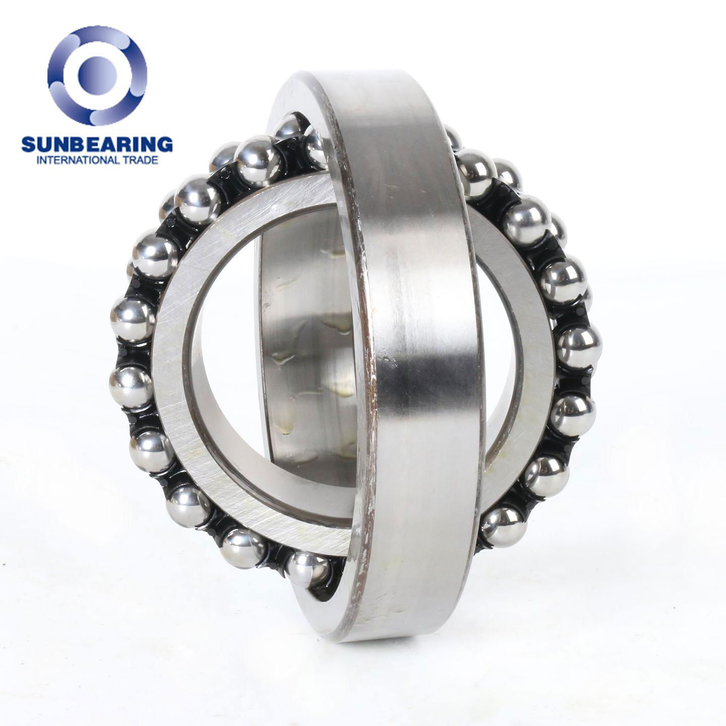 1214 Self Aligning Ball Bearing 70*125*24mm p5 Double Row SUNBEARING 3