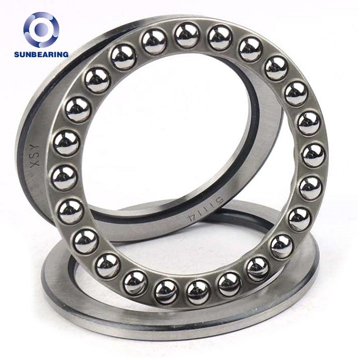 51117 Single Direction Thrust Ball Bearing 85*110*19mm SUNBEARING 5