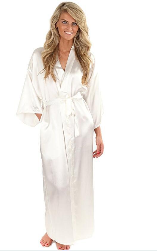 silky bathrobe