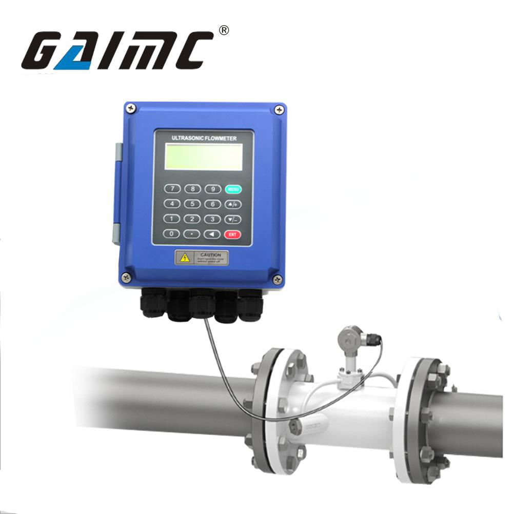 GUF120A-W China wall mounted Clamp on pipe ultrasonic water flow meter price 5
