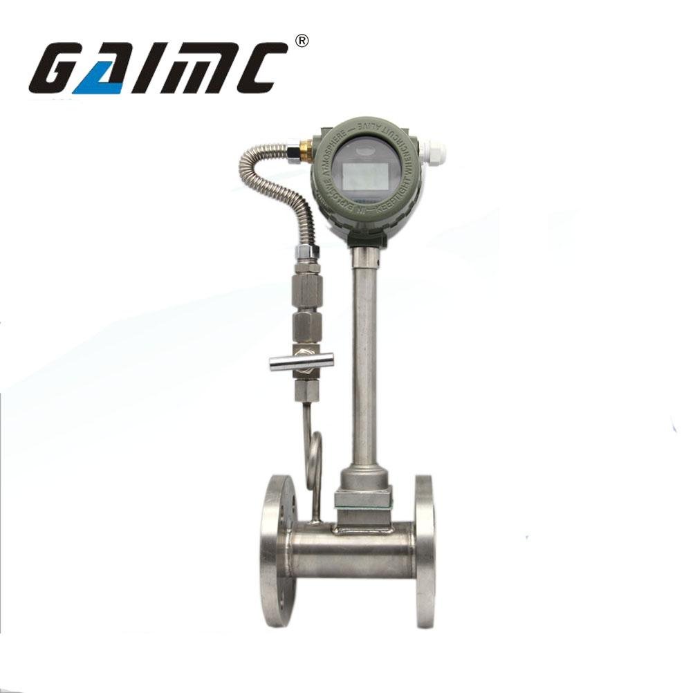 GVF100 Digital RS485 propane biogas steam vortex air flow meter price 3