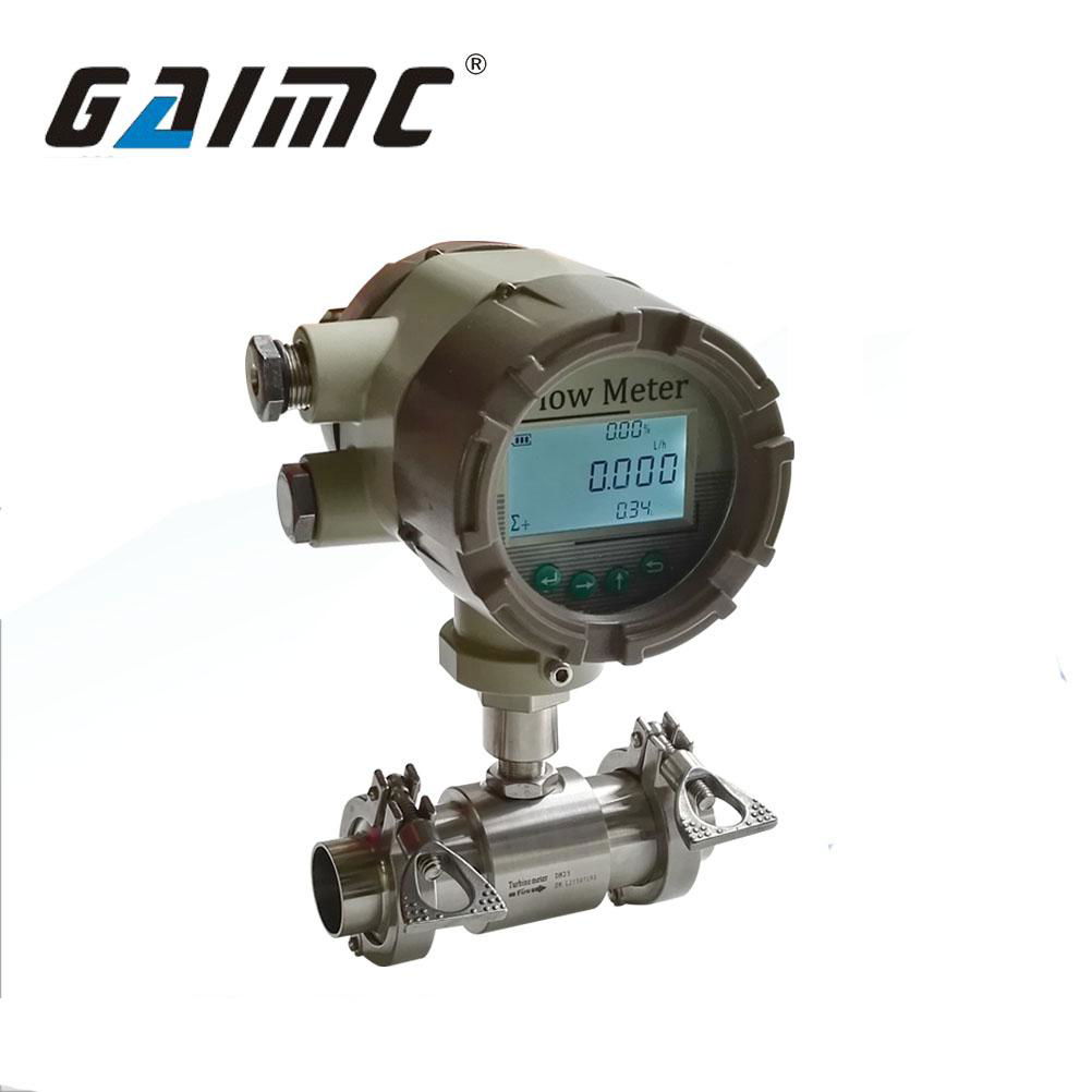 GTF300 LWGY turbine type liquid control diesel hydraulic oil flow meter for fuel 3