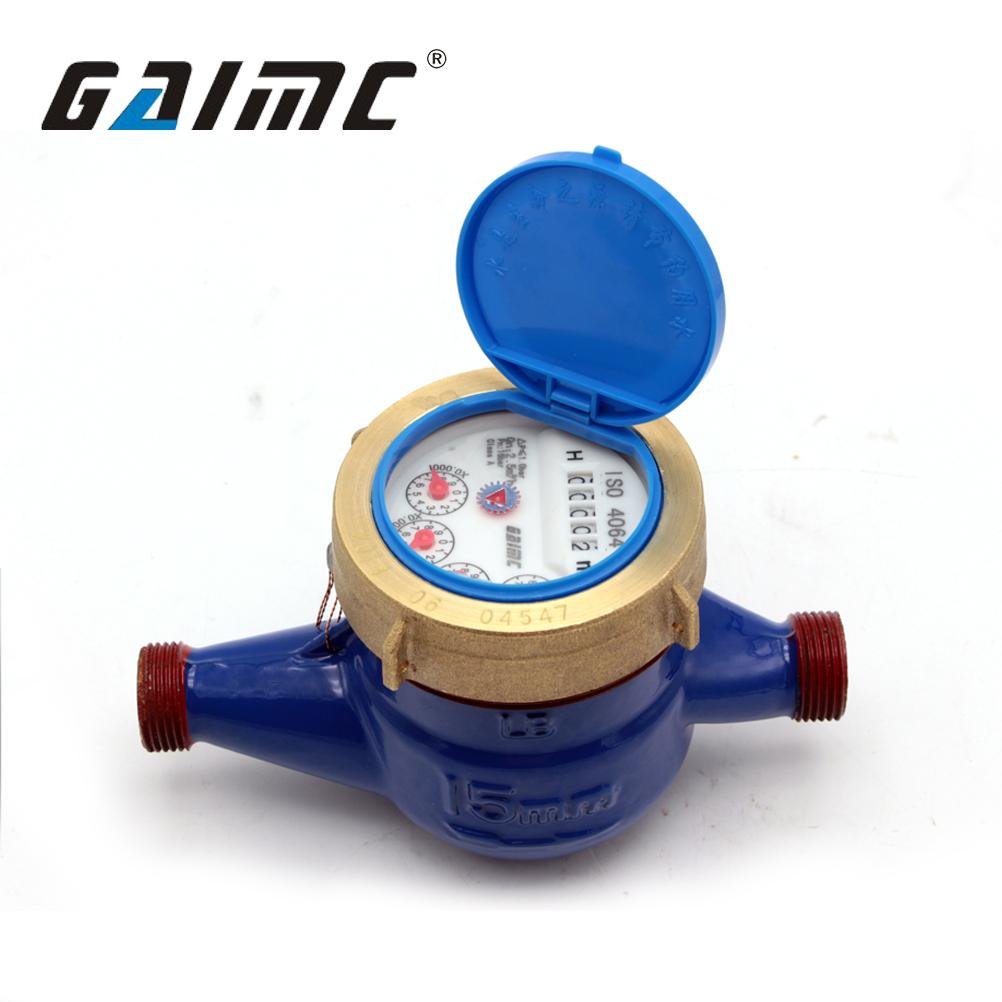 LXSG Residential cold hot water Multi Jet dry dial water meter 3