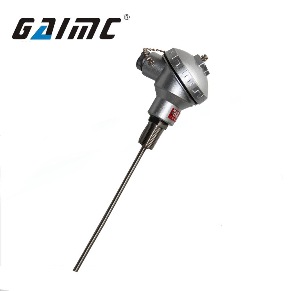 GPT Armored RTD Pt100 high temperature sensor probe price 3