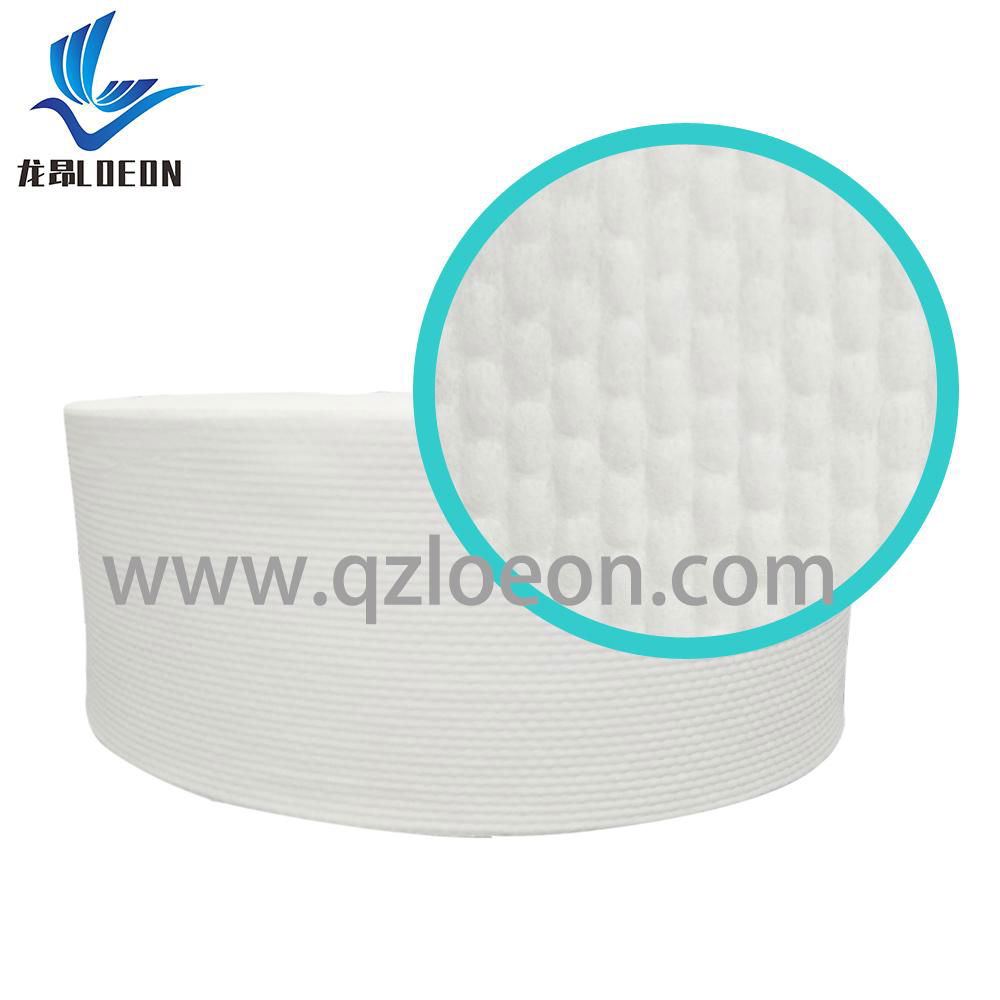 Air through embossed nonwoven fabric roll raw material for baby diaper 3