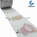 OEM factory cartoon frontal tape raw material disposable baby pants 3