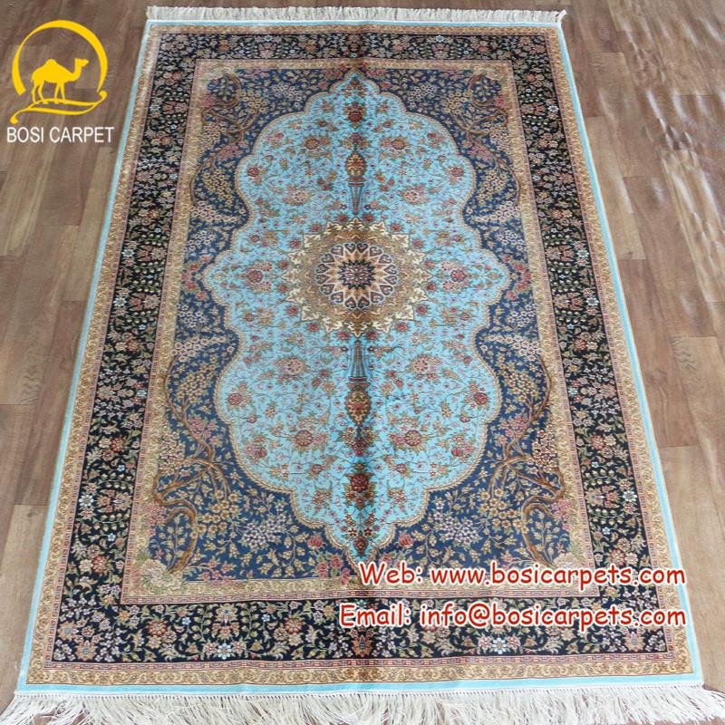 Handmade Silk Carpet Persian Rug Hand Knotted Carpet