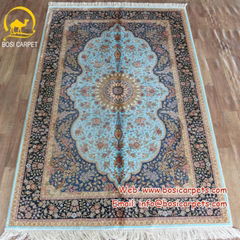 Handmade Silk Carpet Persian Rug Hand Knotted Carpet