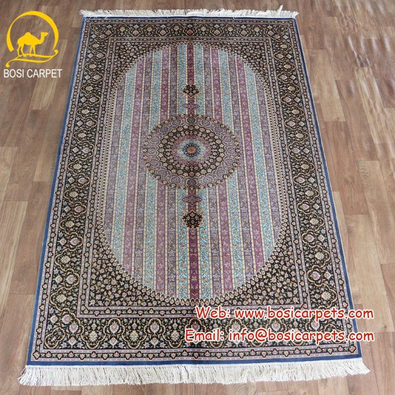 Handmade Silk Carpet Persian Rug Hand Knotted Carpet 2