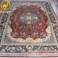 Hand-Made 9x12ft Persian Silk rugs 3