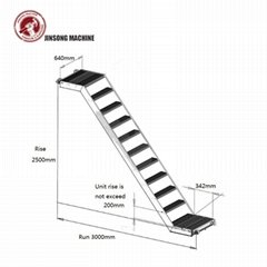 Aluminum Scaffolding Step Stair for Sale