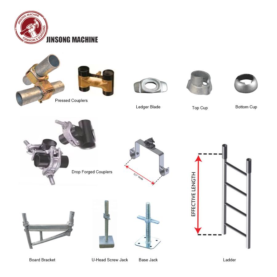 Construction Equipment Cuplock Scaffolding System Accessories Standard