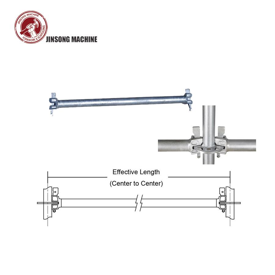 Factory Price HDG Ringlock Scaffolding Ledger 3