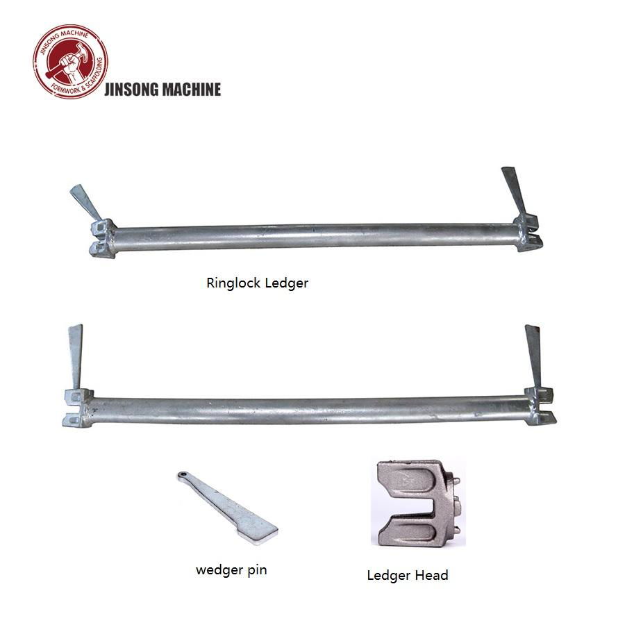 Factory Price HDG Ringlock Scaffolding Ledger 4