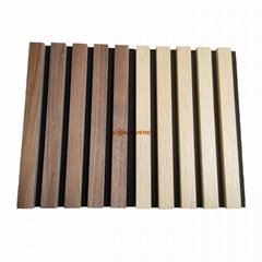 Akupanel Oak/Walnut Wooden Slat Acoustic Panel