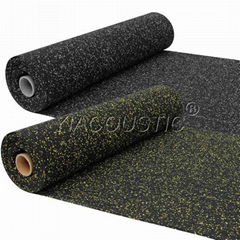 Rubber Cork Acoustic Underlay  Rubber Carpet  Under Floor Mat