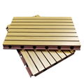 Mdf Wall Decorative Fire Retardant Wooden Grooved Acoustic Panel 2