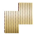 Mdf Wall Decorative Fire Retardant Wooden Grooved Acoustic Panel 3